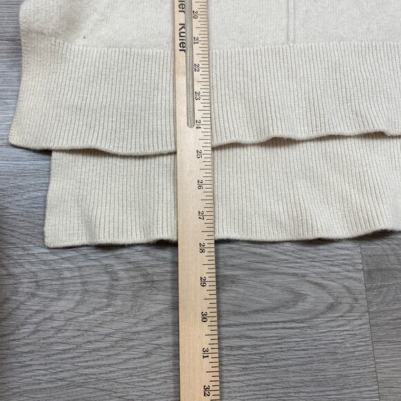 Joseph High Neck Soft Merino Wool Seam Turtleneck Sweater Women's M - Picture 6 of 10